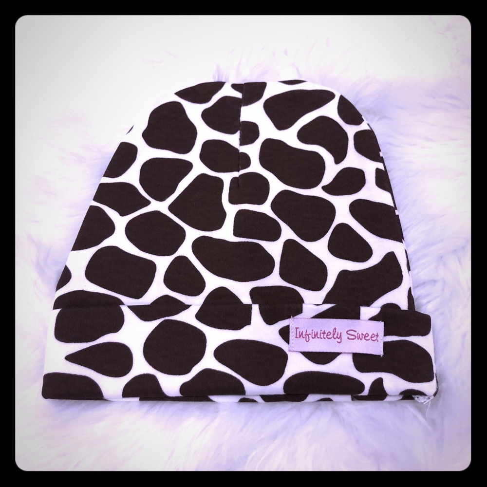 NEW - Infant Baby Beanie Cap Hat Animal Print